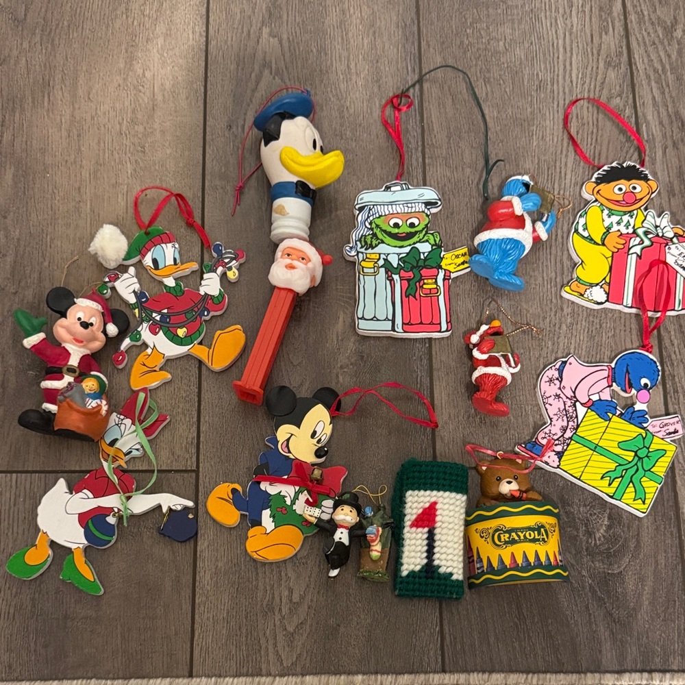 Disney Holiday Character Ornament Collection Jim Henson Street Ernie  Elmo